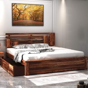 Modern Wooden Bed Cot