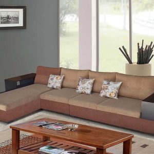 Wooden Corner Sofa