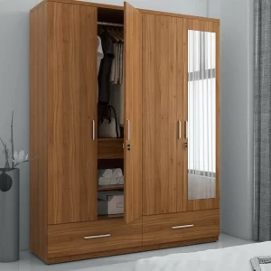 Wooden Wardrobes With Mirror