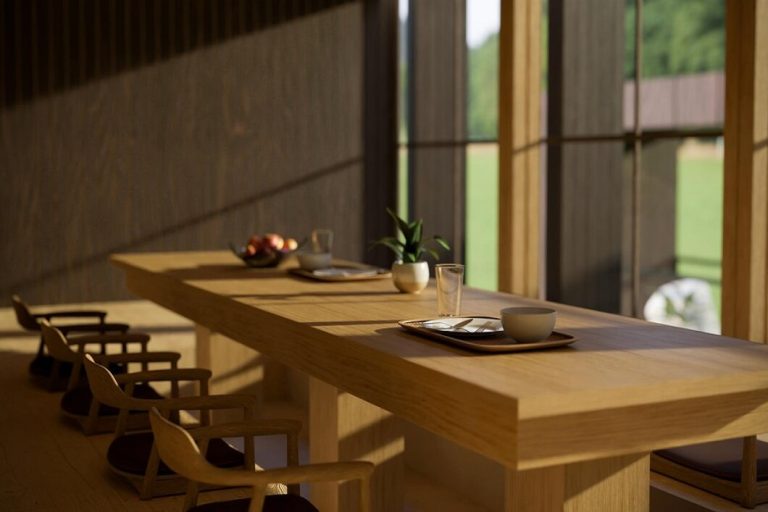 modern-contemporary-restaurant-seating-area-dining-room-interior-with-long-wood-table_67155-22638